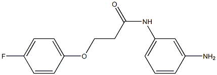 N-(3-aminophenyl)-3-(4-fluorophenoxy)propanamide 구조식 이미지
