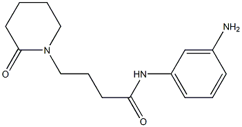 N-(3-aminophenyl)-4-(2-oxopiperidin-1-yl)butanamide Structure