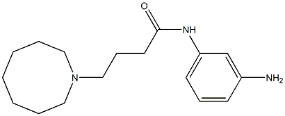 N-(3-aminophenyl)-4-(azocan-1-yl)butanamide Structure