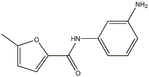 N-(3-aminophenyl)-5-methylfuran-2-carboxamide 구조식 이미지