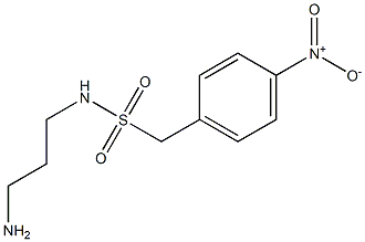 N-(3-aminopropyl)(4-nitrophenyl)methanesulfonamide 구조식 이미지