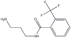 N-(3-aminopropyl)-2-(trifluoromethyl)benzamide 구조식 이미지