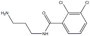 N-(3-aminopropyl)-2,3-dichlorobenzamide 구조식 이미지