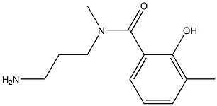 N-(3-aminopropyl)-2-hydroxy-N,3-dimethylbenzamide Structure