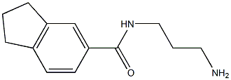 N-(3-aminopropyl)indane-5-carboxamide 구조식 이미지