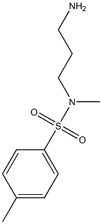 N-(3-aminopropyl)-N,4-dimethylbenzene-1-sulfonamide 구조식 이미지