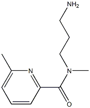 N-(3-aminopropyl)-N,6-dimethylpyridine-2-carboxamide Structure