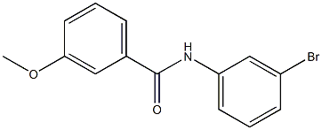 N-(3-bromophenyl)-3-methoxybenzamide 구조식 이미지