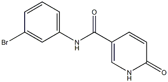 N-(3-bromophenyl)-6-oxo-1,6-dihydropyridine-3-carboxamide Structure