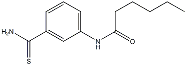 N-(3-carbamothioylphenyl)hexanamide Structure