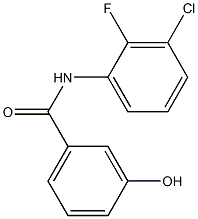 N-(3-chloro-2-fluorophenyl)-3-hydroxybenzamide Structure