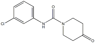 N-(3-chlorophenyl)-4-oxopiperidine-1-carboxamide Structure