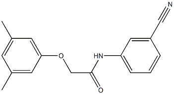 N-(3-cyanophenyl)-2-(3,5-dimethylphenoxy)acetamide Structure