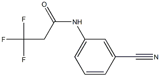 N-(3-cyanophenyl)-3,3,3-trifluoropropanamide Structure