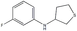 N-(3-fluorophenyl)thiolan-3-amine 구조식 이미지