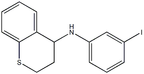 N-(3-iodophenyl)-3,4-dihydro-2H-1-benzothiopyran-4-amine 구조식 이미지