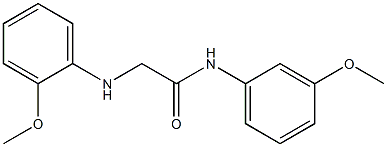 N-(3-methoxyphenyl)-2-[(2-methoxyphenyl)amino]acetamide Structure