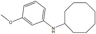 N-(3-methoxyphenyl)cyclooctanamine Structure