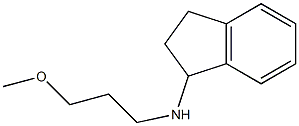 N-(3-methoxypropyl)-2,3-dihydro-1H-inden-1-amine 구조식 이미지