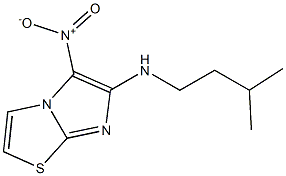 N-(3-methylbutyl)-5-nitroimidazo[2,1-b][1,3]thiazol-6-amine Structure