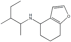 N-(3-methylpentan-2-yl)-4,5,6,7-tetrahydro-1-benzofuran-4-amine Structure