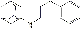 N-(3-phenylpropyl)adamantan-1-amine 구조식 이미지