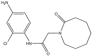 N-(4-amino-2-chlorophenyl)-2-(2-oxoazocan-1-yl)acetamide Structure