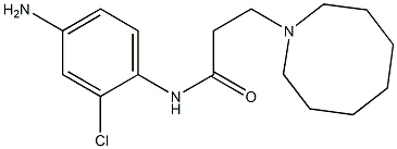 N-(4-amino-2-chlorophenyl)-3-(azocan-1-yl)propanamide Structure