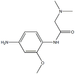 N-(4-amino-2-methoxyphenyl)-2-(dimethylamino)acetamide 구조식 이미지