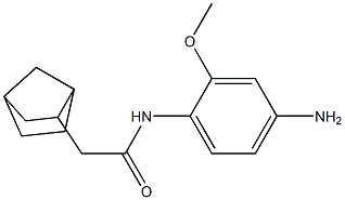 N-(4-amino-2-methoxyphenyl)-2-{bicyclo[2.2.1]heptan-2-yl}acetamide 구조식 이미지