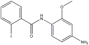 N-(4-amino-2-methoxyphenyl)-2-iodobenzamide 구조식 이미지