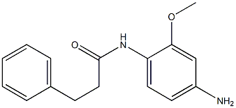 N-(4-amino-2-methoxyphenyl)-3-phenylpropanamide 구조식 이미지