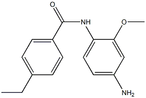 N-(4-amino-2-methoxyphenyl)-4-ethylbenzamide 구조식 이미지