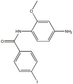 N-(4-amino-2-methoxyphenyl)-4-iodobenzamide 구조식 이미지