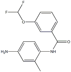 N-(4-amino-2-methylphenyl)-3-(difluoromethoxy)benzamide Structure
