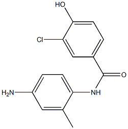 N-(4-amino-2-methylphenyl)-3-chloro-4-hydroxybenzamide 구조식 이미지