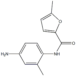 N-(4-amino-2-methylphenyl)-5-methylfuran-2-carboxamide 구조식 이미지