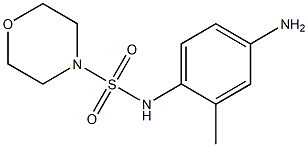 N-(4-amino-2-methylphenyl)morpholine-4-sulfonamide Structure