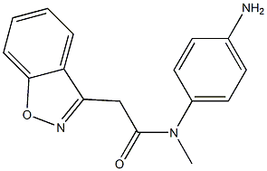 N-(4-aminophenyl)-2-(1,2-benzoxazol-3-yl)-N-methylacetamide Structure