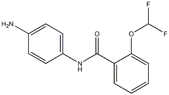 N-(4-aminophenyl)-2-(difluoromethoxy)benzamide 구조식 이미지