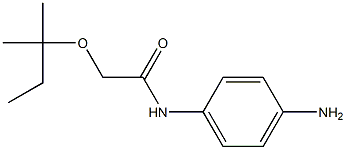 N-(4-aminophenyl)-2-[(2-methylbutan-2-yl)oxy]acetamide 구조식 이미지