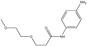 N-(4-aminophenyl)-3-(2-methoxyethoxy)propanamide 구조식 이미지