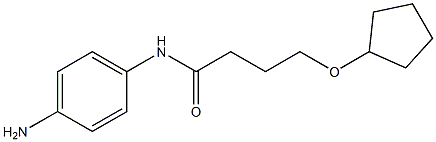 N-(4-aminophenyl)-4-(cyclopentyloxy)butanamide 구조식 이미지