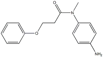 N-(4-aminophenyl)-N-methyl-3-phenoxypropanamide Structure