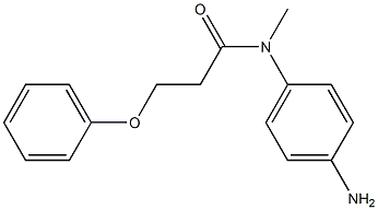 N-(4-aminophenyl)-N-methyl-3-phenoxypropanamide 구조식 이미지