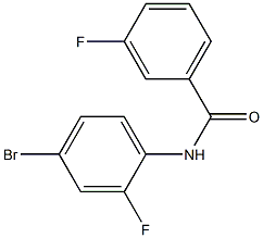 N-(4-bromo-2-fluorophenyl)-3-fluorobenzamide Structure