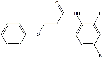 N-(4-bromo-2-fluorophenyl)-3-phenoxypropanamide Structure