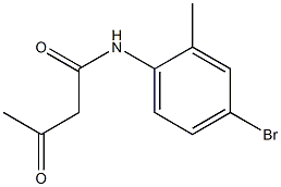 N-(4-bromo-2-methylphenyl)-3-oxobutanamide 구조식 이미지
