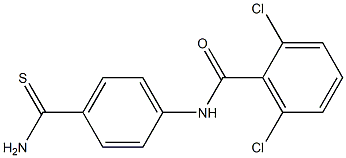 N-(4-carbamothioylphenyl)-2,6-dichlorobenzamide Structure