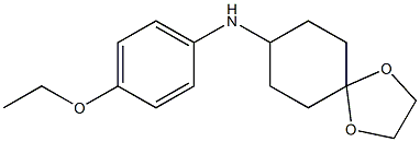 N-(4-ethoxyphenyl)-1,4-dioxaspiro[4.5]decan-8-amine 구조식 이미지